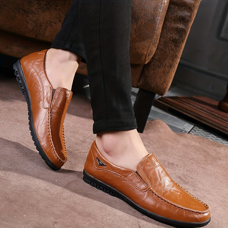 Men's Comfy Slip-On Loafers Non-Slip Casual Shoes