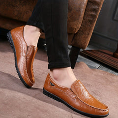Men's Comfy Slip-On Loafers Non-Slip Casual Shoes