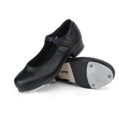 Girls Non Slip Jazz Tap Dance Shoes with Hook and Loop Fastener