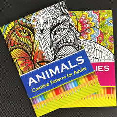 2pcs 28 5 20 Drawing Book Student Adult DIY Creative Graffiti Practice Puzzle