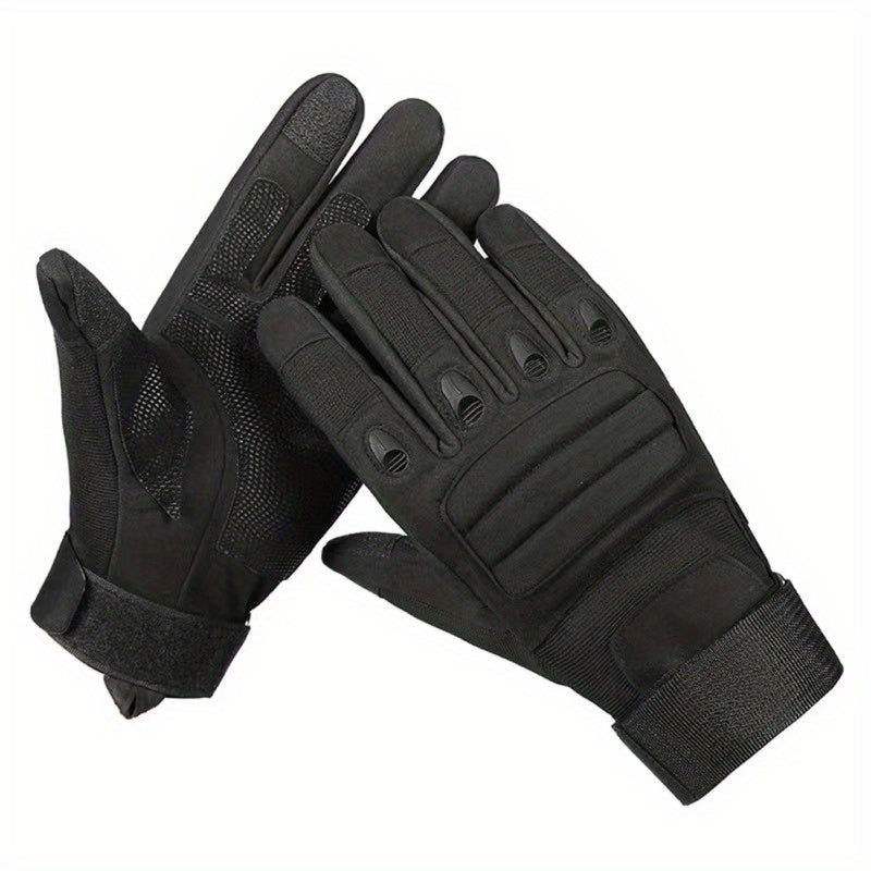 Outdoor Military Full Finger Gloves Anti Slip Motorcycle Riding Gloves