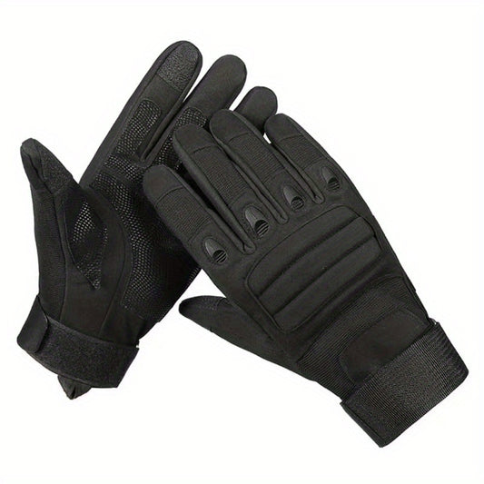 Outdoor Military Full Finger Gloves Anti Slip Motorcycle Riding Gloves