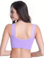 3pcs Wireless Sports Bras Breathable Tank Bra