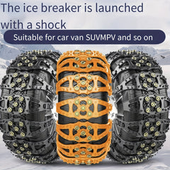 Car Anti-skid Chain for Snow Tires - Easy Installation & Durable