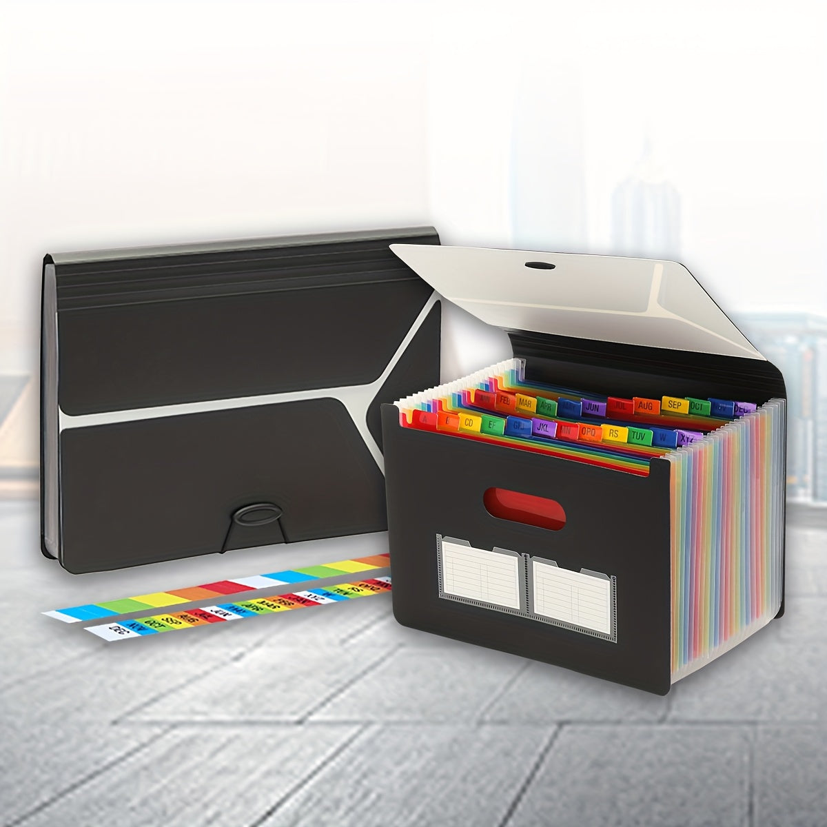 24 Pocket Transaction Organization Bag for School, Office, Home