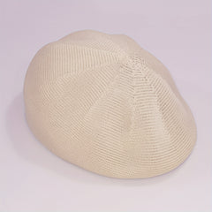 Hollow Out Crochet Beret Candy Lightweight Beret Cap Breathable Newsboy Hat