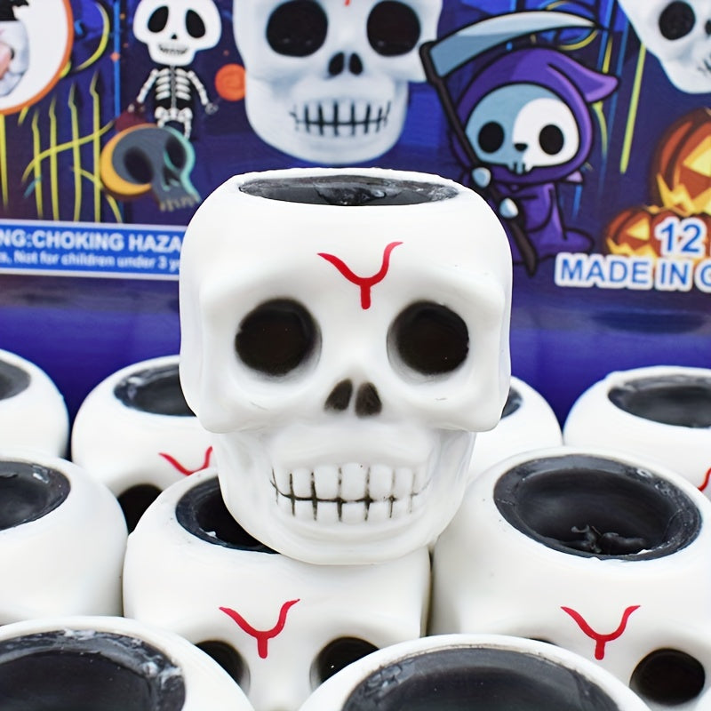Halloween Ghost Squeeze Skull Toy Music Decompression Funny Tricky