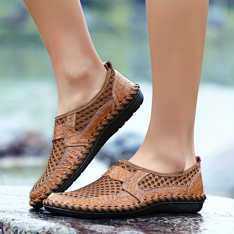 Men's Loafer Shoes Outdoor Hiking Shoes Non-slip Slip On Shoes