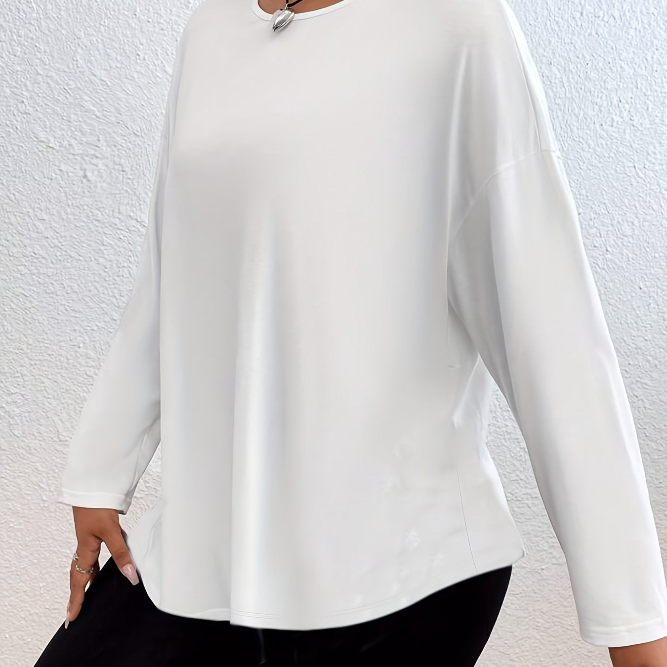 V Neck Long Sleeve Loungewear Top