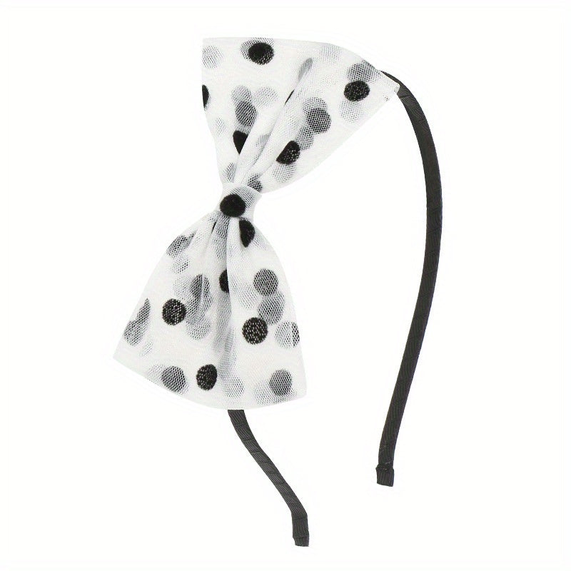 Halloween Mesh Hair Hoop with Cat Ears for Children