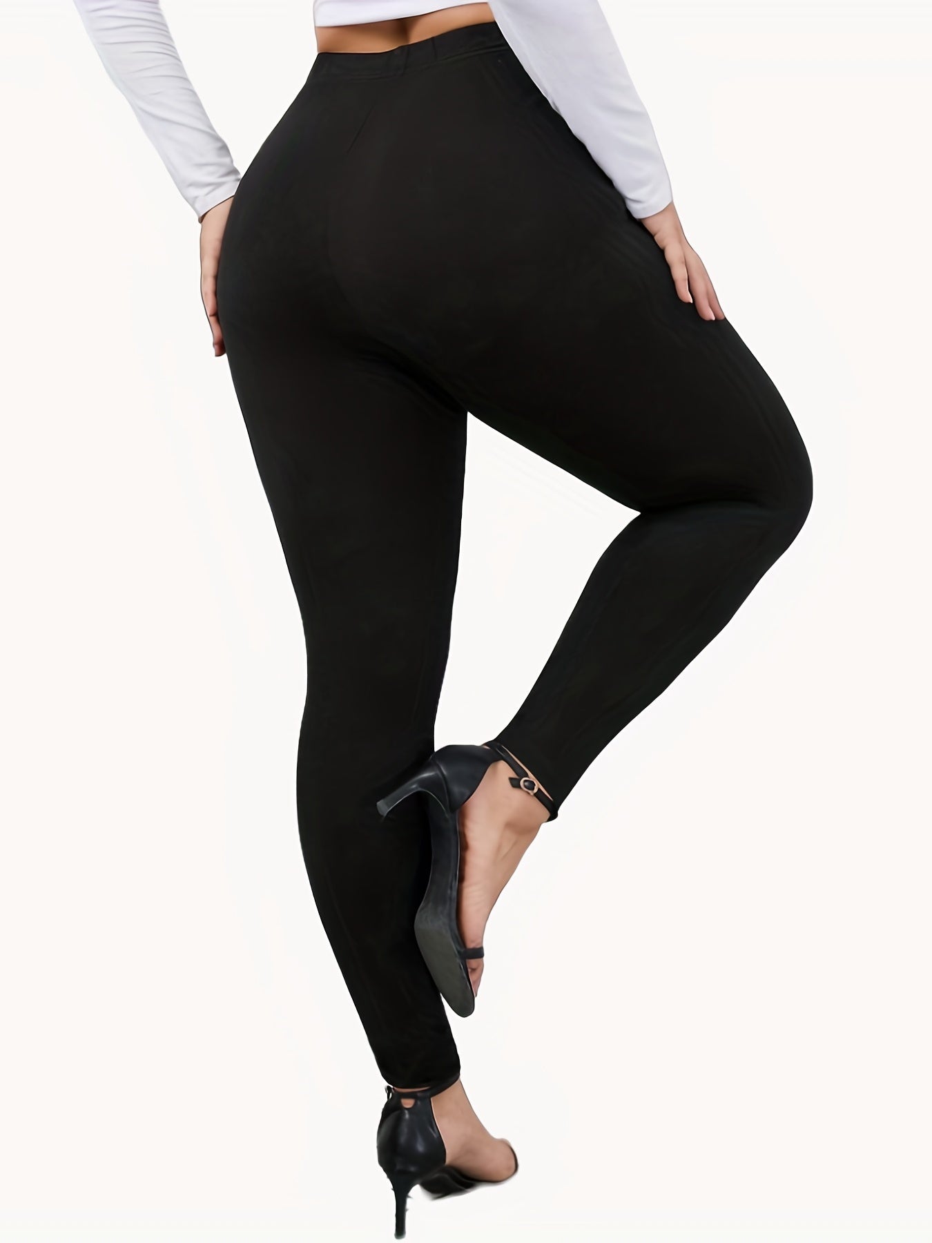 Heart Print Yoga Pants Medium Stretch Leggings