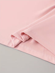 Heart Print NightDress Short Sleeve Pajama Dress Women's Sleepwear