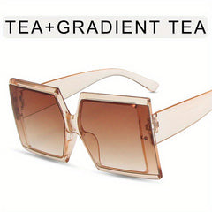 Men's Large Square Frame Sunglasses