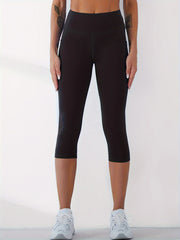 High Waist Yoga Pants With Pocket Quick Drying Butt Lifting Yoga Leggings Women