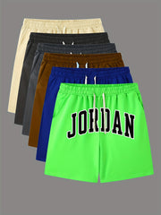 Comfy Elastic Waist Drawstring Shorts For Summer