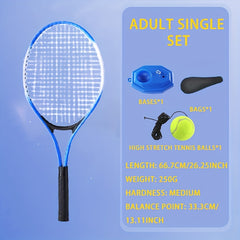 Tennis Trainer Set for Solo Practice - Recreational Tennis Training Tools