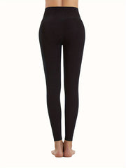 High Waist Quick Drying Yoga Pants Solid Stretch Sports Leggings