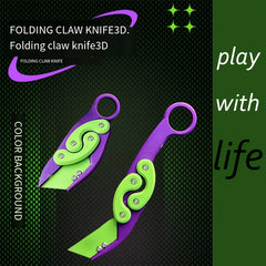 Carrot Claw Toy Gravity Stress Relief 3D Printed Cosplay Props