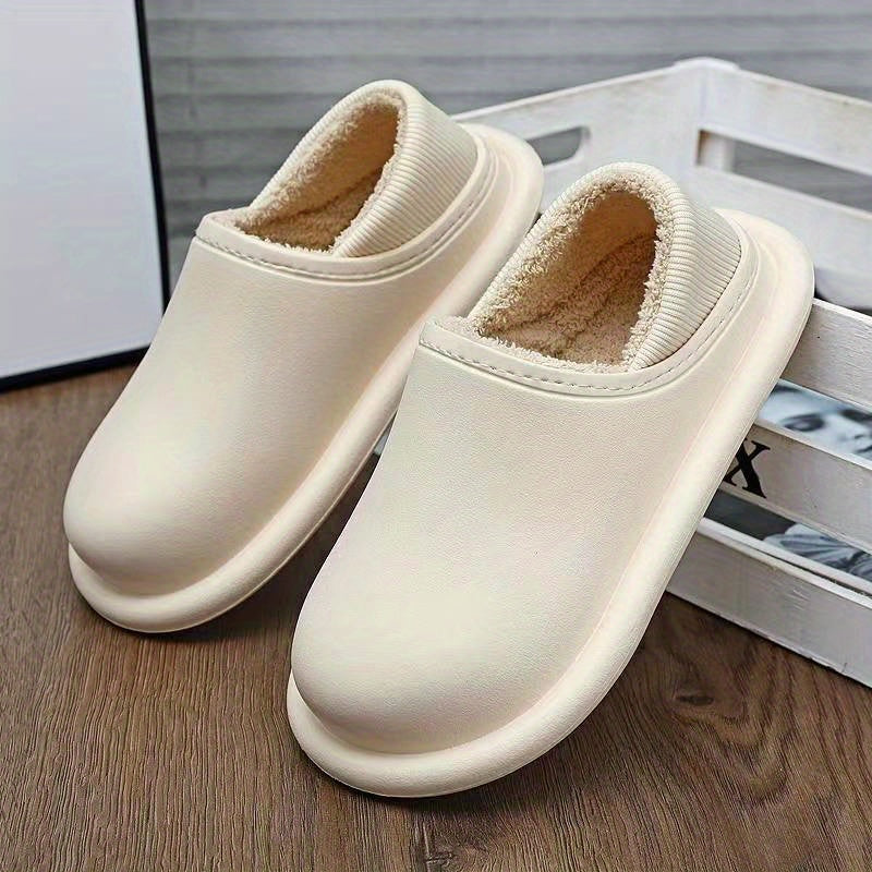 Women's Soft Plush Lined Home Slippers Warm Indoor Shoes