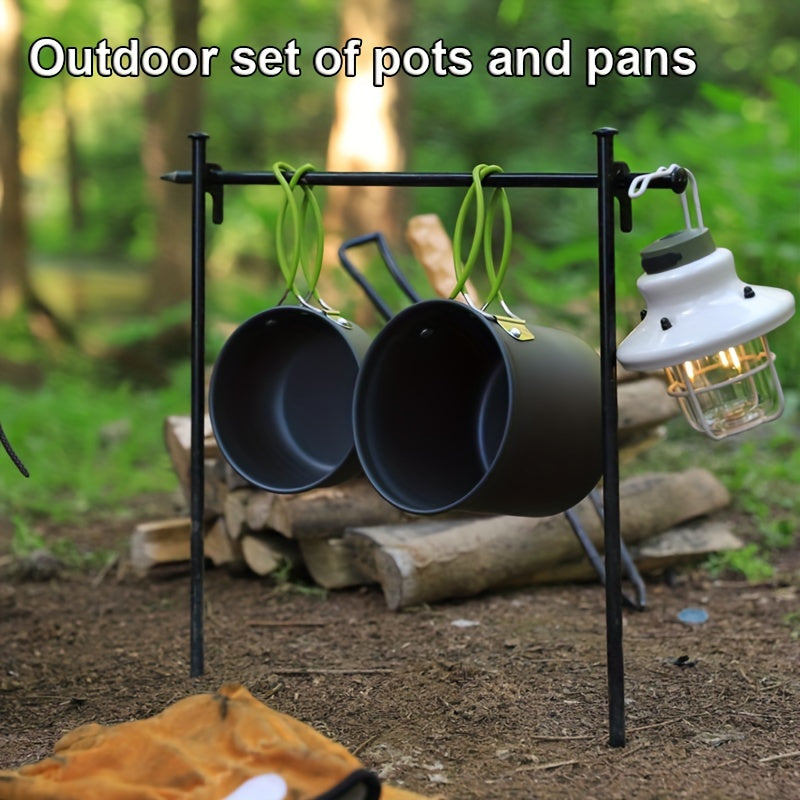 Portable Picnic Non Stick Pot Stainless Steel Cookware for Outdoor Camping