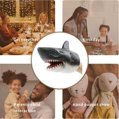 Large Dino Hand Puppets: Funny & Scared Dino Heads for Role Play