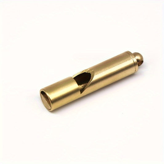 Portable Copper Survival Whistle for Outdoor Camping Hiking