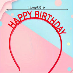 Birthday Hat Candy Happy Birthday Hair Band Girl Photo Headband