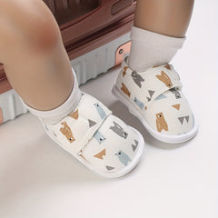 Cartoon Sneakers for Baby Girls Lightweight Non slip Walking Shoes