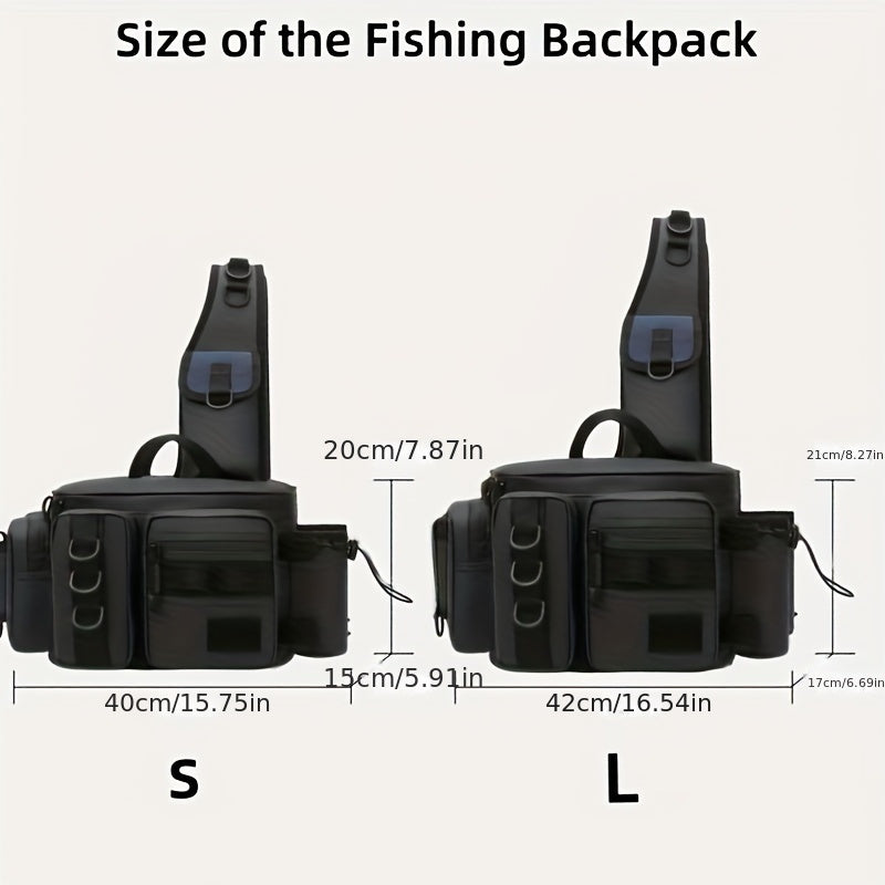 Fishing Tackle Bag Sling Pack Portable Fly Fishing Fanny Pack