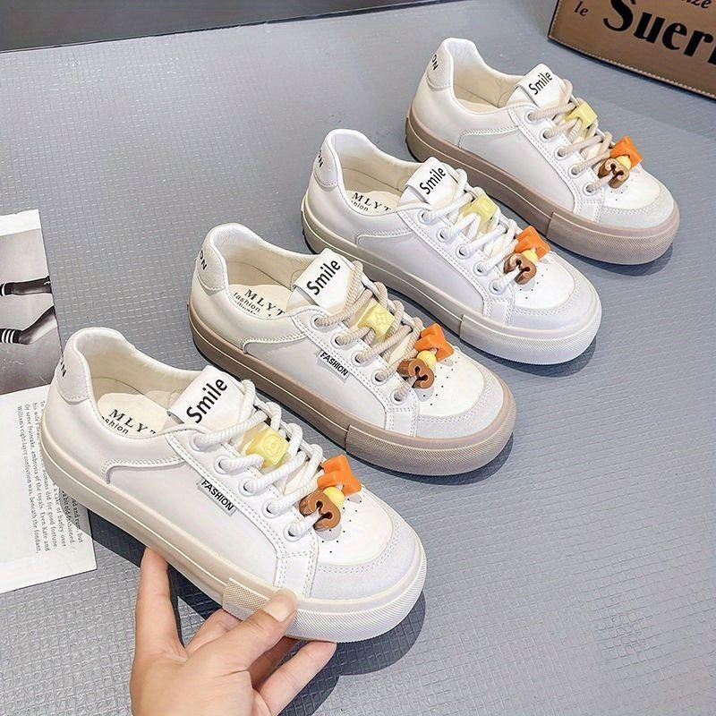 Women's Lace Skate Shoes Low Top Casual Sneakers