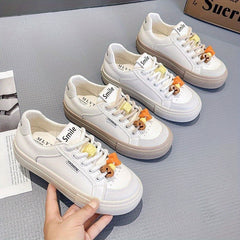 Women's Lace Skate Shoes Low Top Casual Sneakers
