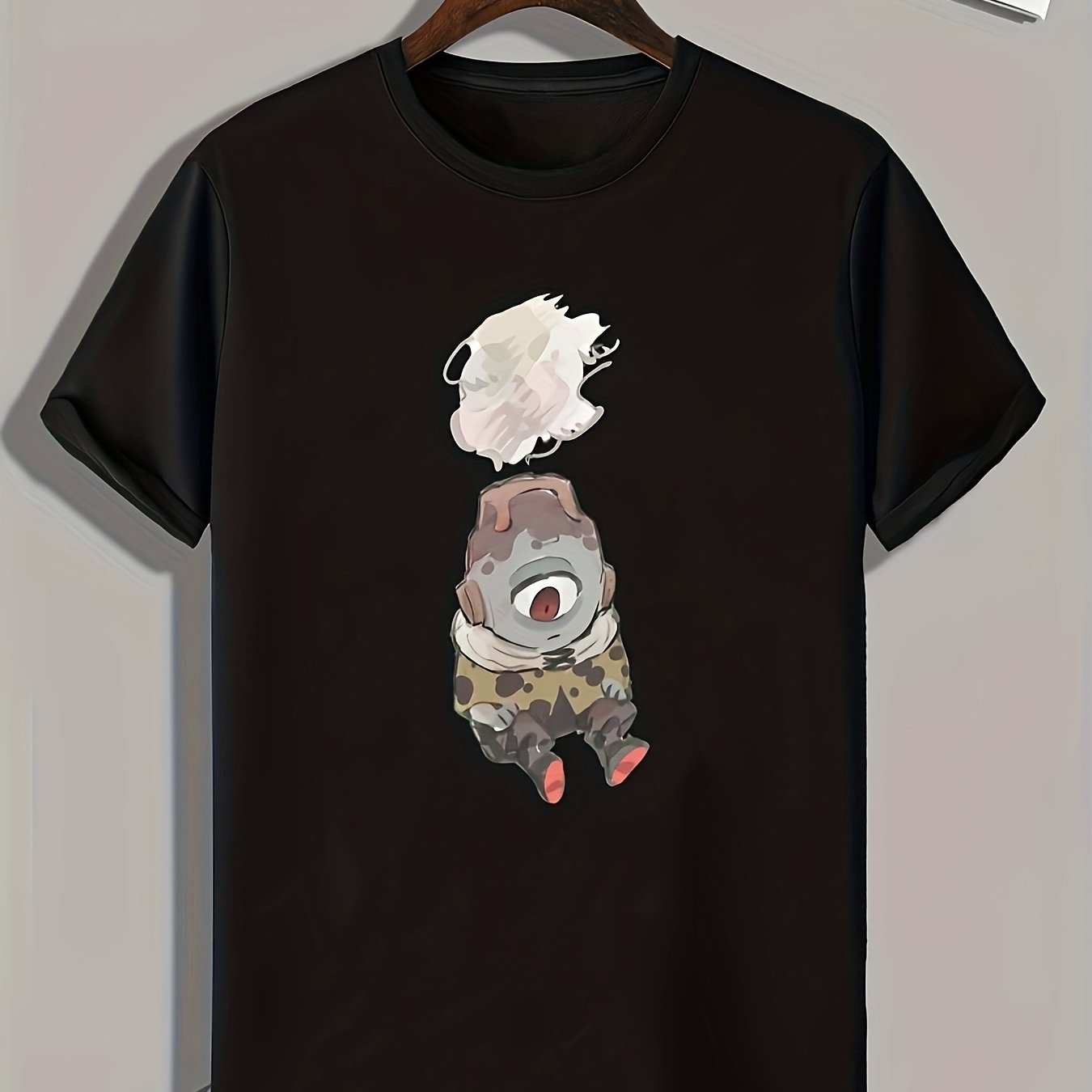 Creative Painting Print Men's Graphic T-shirt for Summer