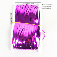 2pcs Foil Fringe Curtain Backdrop Party Decor