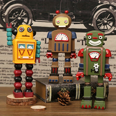 American Retro Robot Model Ornaments Home Living Room TV Cabinet Decor