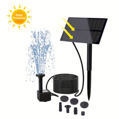 Solar Powered Water Fountain Pump for Garden Ponds Bird Baths Fish Tanks