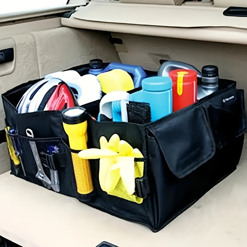 Car Trunk Storage Box Organizer Oxford Cloth Folding Car Storage Box