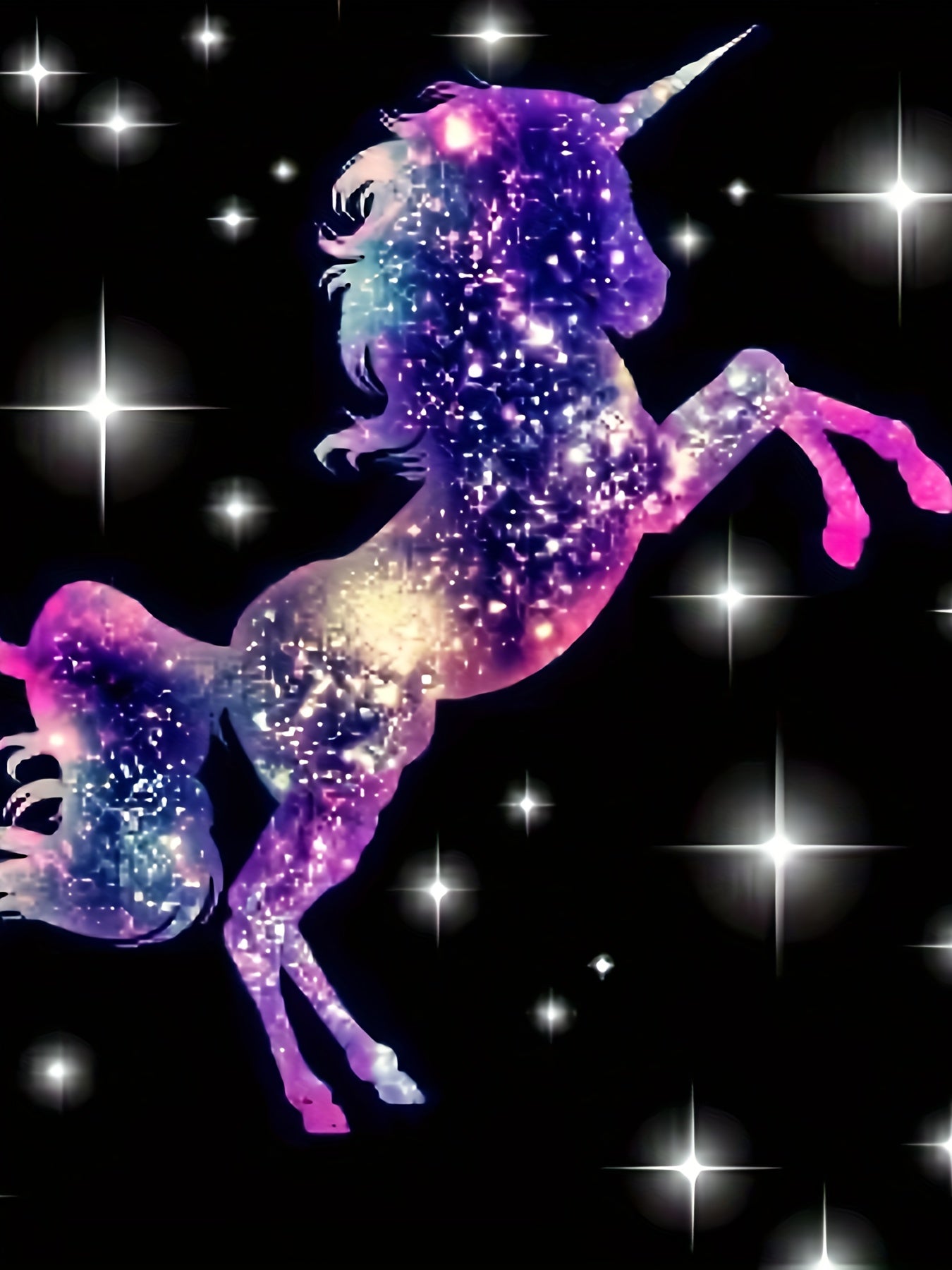 3D Dreamy Unicorn Graphic Dress for Girls