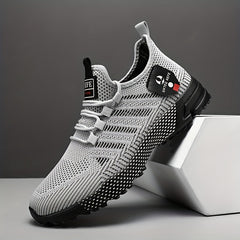 Men's Lace-Up Slip-On Athletic Sneakers