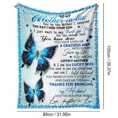 Winter Warm Polyester Flannel Printed Blanket for Home & Outdoor Use