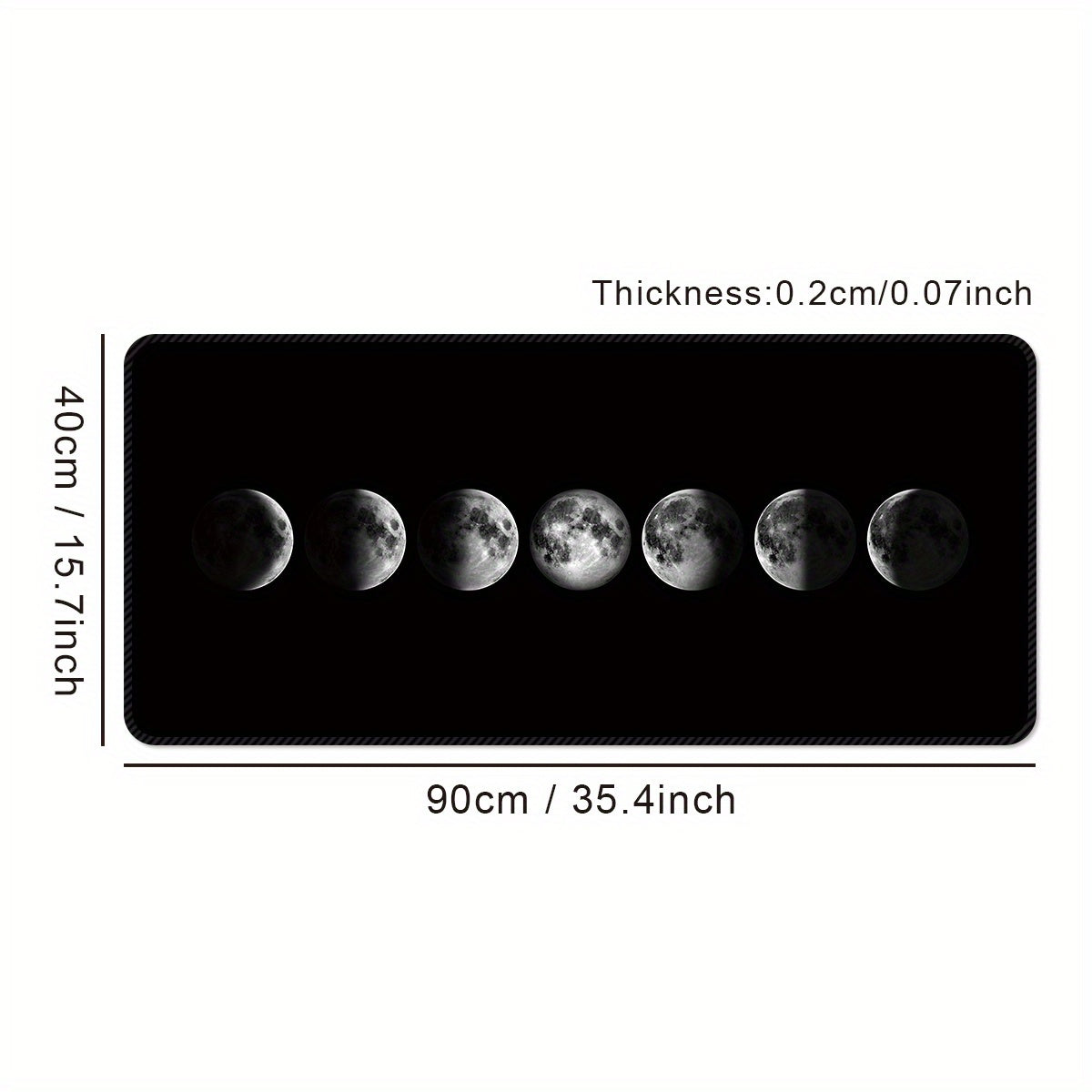 Large Game Esports Mouse Pad Thickened Non-slip Washable Rubber