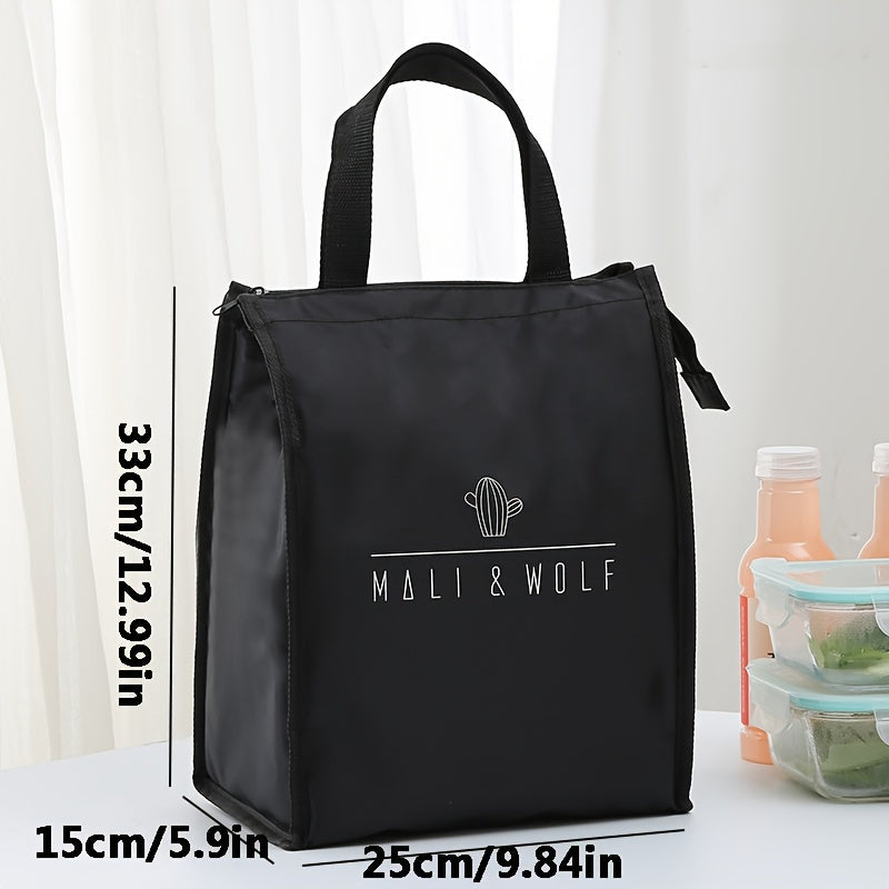 Waterproof Thermal Tote Bento Bag for Outdoor Activities