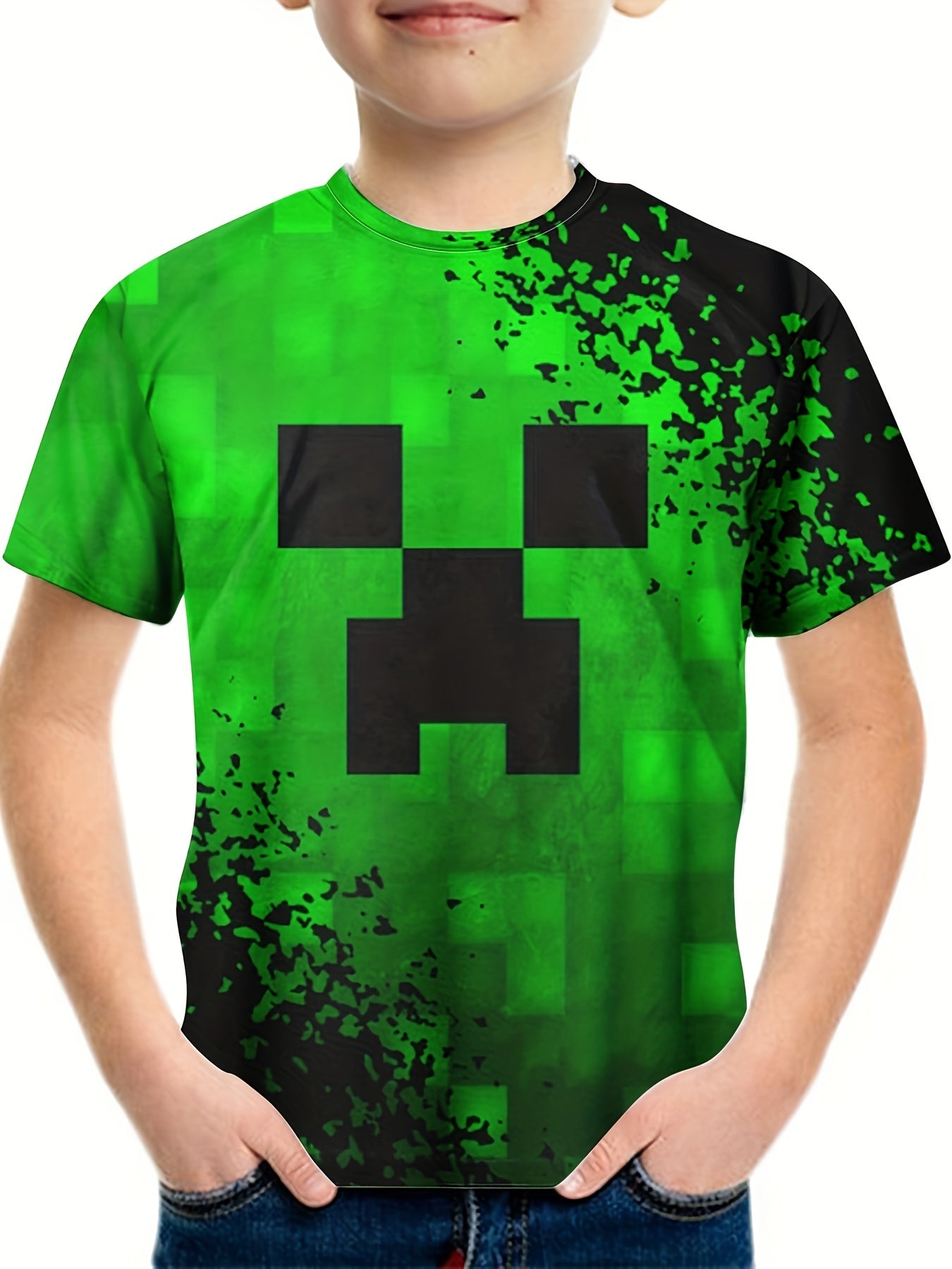 Kids 3D Print Gamer Hoodie Hip Hop Street Casual Tops