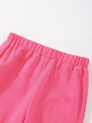 3pcs Girls' Elastic Waist Jogger Sweatpants