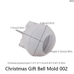 Christmas Resin Silicone Molds 3D Candle Making Mold Snow Decoration