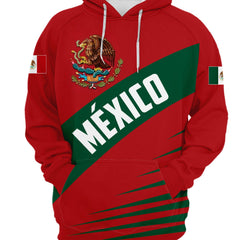 MEXICO Print Hoodies For Men Graphic Hoodie With Kangaroo Pocket