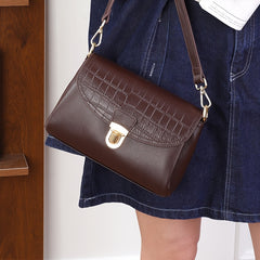 Soft Cowhide Vintage Style Women's Handbag Large Capacity