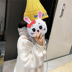 Kids Crossbody Bag Princess Cartoon Rabbit Ears Coin Purse Wallet For Girls