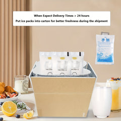 10pcs Waterproof Insulated Bags 34x23x33cm for Hot & Cold Items