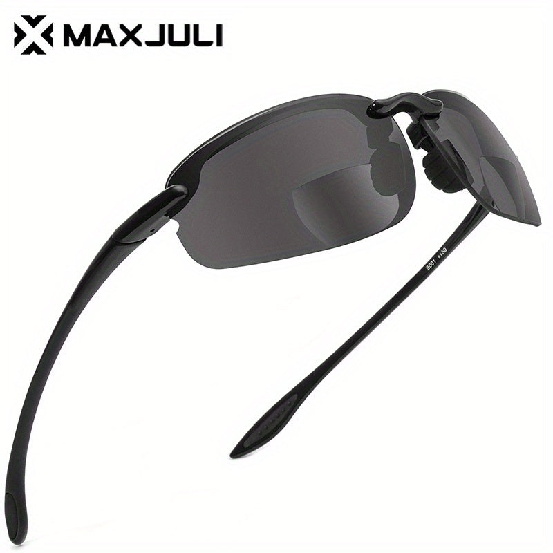 MAXJULI Bifocal Sunglasses TR90 Frame Comfortable UV Protection