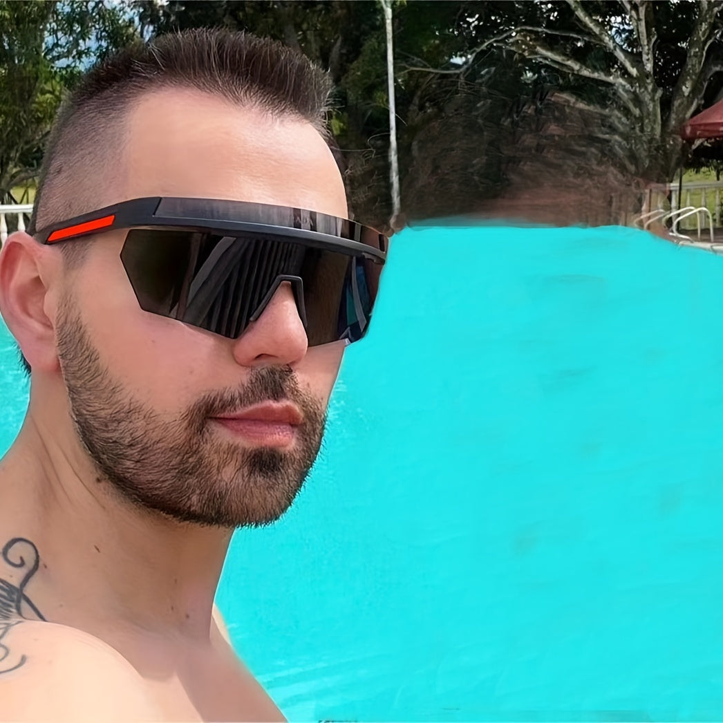 Colorful Cycling Sunglasses UV Protection Men's Glasses